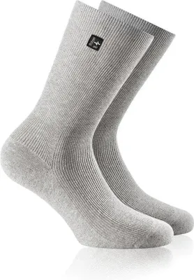 Produktbild von Rohner SupeR 10-0241/366/39-40, Klassische Socken, Grau, Silber, Erwachsener, Männlich, S, 39-40