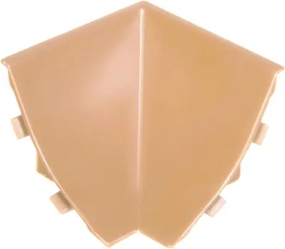Produktbild von HOLZBRINK Innenecke passend zum Dekor Ihrer Abschlussleiste Buche Innenkante PVC Küchenabschlussleiste 23x23 mm