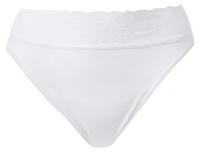 Produktbild von CALIDA Damen Slip - Iconics, Jazzpant, Spitze, Baumwolle Weiß S (40/42)