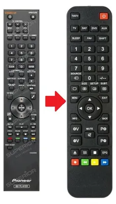 Produktbild von Ersatz Fernbedienung Pioneer VXX3318 / VXX3333