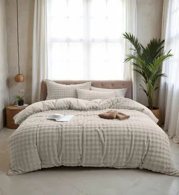 Produktbild von Sleeptime Pom Pom Beige 200 x 220 cm