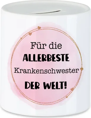 Produktbild von Für die allerbeste Krankenschwester der Welt Jutebuetel Krankenhaus Danke Abschied