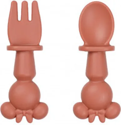 Image de THERMOBABY Couverts en silicone, Minnie