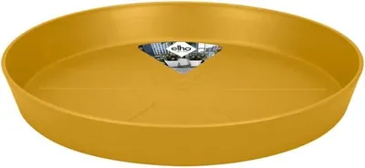 Produktbild von Blumentopf Untersetzer Elho Loft Urban Kunststoff Ø 30 cm H 3,9 cm honigggelb
