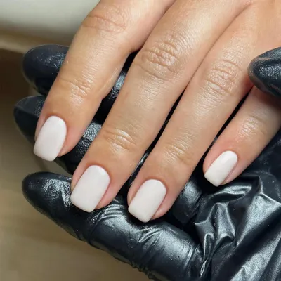 Image de Ongles à coller, blancs, 24 pièces, courts, brillants, en acrylique, à poser sans colle