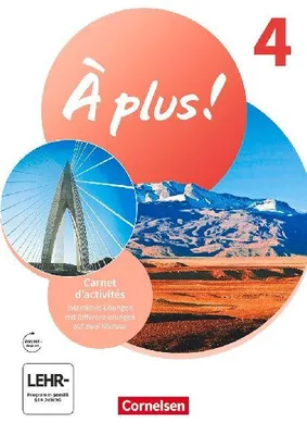 Produktbild von À plus 1. und 2. Fremdsprache. Band 4 - Carnet d'activités mit Audios und interaktiven Übungen
