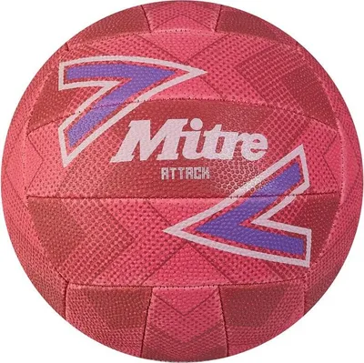 Produktbild von Mitre - "Attack" Netzball CS2195 (5) (Rot)