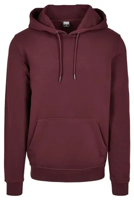 Produktbild von Urban Classics - "Basic" Kapuzenpullover für Herren TN378 (S) (Weinrebe Rot)