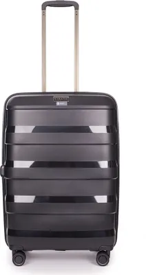 Produktbild von Stratic Straw + EXP TSA Trolley Black schwarz 66cm