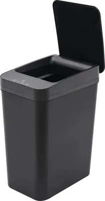 Produktbild von Automatischer Mülleimer/Abfalleimer - 12 l Volumen - Edelstahl - Infrarot- und Vibrationssensor - Geruchsdicht - Modernes Design