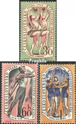 Produktbild von Briefmarken Tschechoslowakei 1960 Mi 1203-1205 (kompl.Ausg.) postfrisch Sport