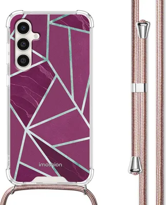 Image de imoshion Étui design avec cordon pour le Samsung Galaxy S23 FE - Bordeaux Graphic