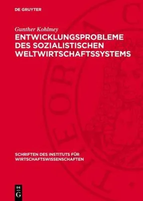 Produktbild von Entwicklungsprobleme des sozialistischen Weltwirtschaftssystems