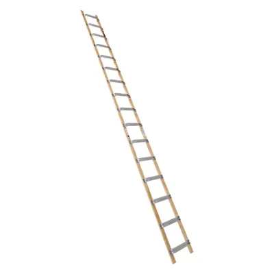 Produktbild von Euroline Holz/Alu Dachdeckerleiter 16 Sprossen