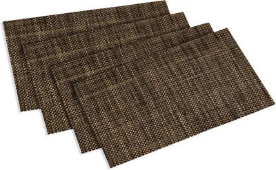 Produktbild von Kesper 77656 - 4er Set Platzset Messing-goldfarben 43 x 29 x 0,1 cm