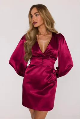 Produktbild von BeWear Minikleid für Frauen Comomick M888 bordo S