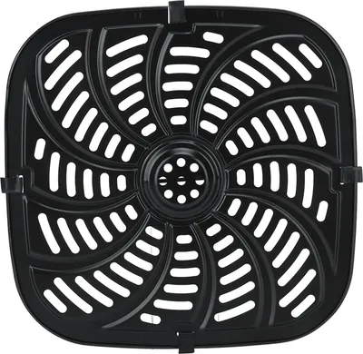 Image de Friteuse Plateau de rechange Accessoire Pièce Non -Stick -Poêle à griller avec barre de support en caoutchouc pour 8qt