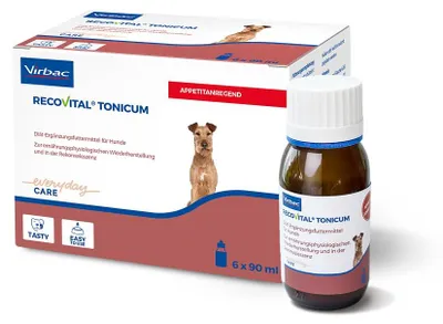 Produktbild von RecoVital Tonicum Hund 6x90ml in der Reconvaleszenz und zur Wiederherstellung