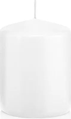 Produktbild von Stumpenkerzen Weiß 80 x Ø 58 mm, 16 Stück