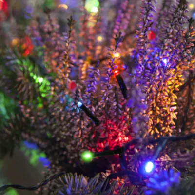 Zdjęcie produktu dla Lampki choinkowe LED 180 diod 18m multikolor MICROLED czarny