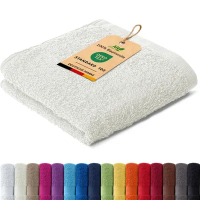 Produktbild von AR Line ARIZONA Handtuch-Serie – 500 g/m² Frottier in 9 Größen verfügbar, Größe: Seiftuch 30x30 cm, Farbe: Natur