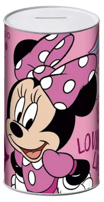 Obrázek produktu pro Arditex Disney Metal L 10 x 10 x 17,5 cm Minnie – růžová pokladnička pro děti, univerzální velikost