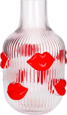 Produktbild von Gift Company Vase LŽAmour Lippen Transpartent (30cm)