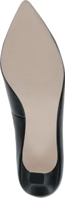 Produktbild von Caprice Damen Pumps aus Leder mit spitzer Form und Stiletto Absatz 9-22401-46, Größe:38.5 EU, Farbe:Schwarz