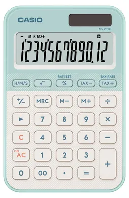 Image de Casio MS-20YC calculatrice Bureau Calculatrice basique Vert clair