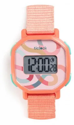 Produktbild von Djeco Digitaluhr - Pastellvolute