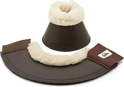 Produktbild von Lexhis Sheepskin Neoprene Hufglocken Für Pferde Braun L Braun L