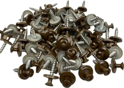 Produktbild von Spenglerschrauben V2A mit Dichtscheibe 4,5 mm x 25 mm - 25 Stück - braun