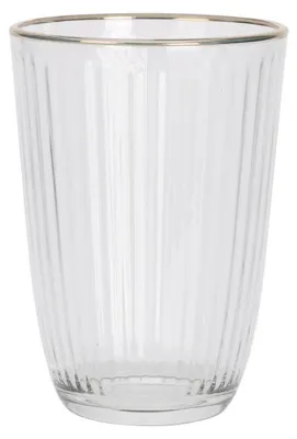 Obrázok produktu pre Pohár so zlatým okrajom, 395 ml