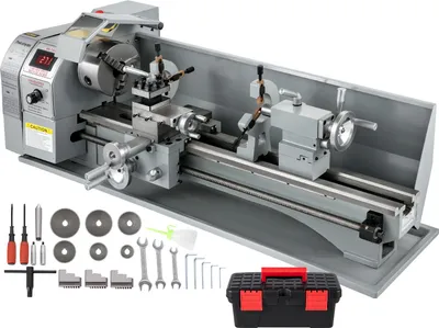 Zdjęcie produktu dla Tokarka do metalu 1100W 220x750mm zmienna prędkość cyfrowa MT5 MT2