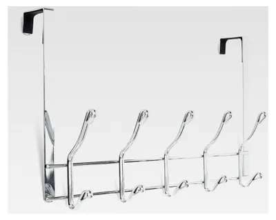 Produktbild von Türgarderobe mit 10 Haken aus Chrom