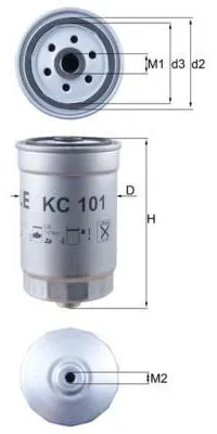 Zdjęcie produktu dla Kraftstofffilter KNECHT KC 101