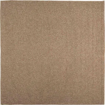Image de vidaXL Tapis d'intérieur et d'extérieur AGIRA Nature, 120 x 120 cm, polyester