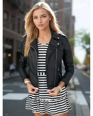 Productafbeelding van Damesjas DSTREET NESSI TY3455, kleur: zwart, maat: XL