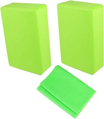 Immagine prodotto di Set di blocchi per yoga ad alta densità - Accessori per il fitness in coppia