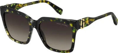 Image de MARC JACOBS MARC 764/S Green havana 57/17/145 Lunettes de soleil pour femmes