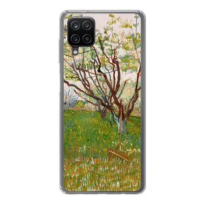 Produktbild von MuchoWow® Handyhülle Schutzhülle Hülle für Samsung Galaxy A12 Blühender Obstgarten - Vincent van Gogh Silikon Softcase Handy Hülle - Bild
