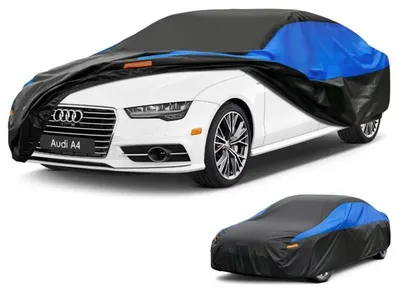 Immagine prodotto di Copertura impermeabile e traspirante per auto, adatta ai modelli Audi A4 (2004-2024), disponibile nei colori nero e blu