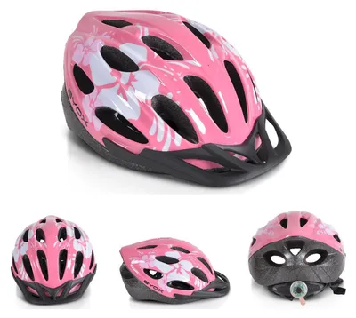 Produktbild von Byox Kinder Schutzhelm Y02, 17 Löcher, Größe M, einstellbar 54-58 cm, LED-Licht