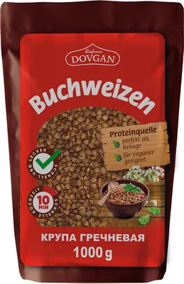 Produktbild von Dovgan Buchweizen, 1kg Beutel