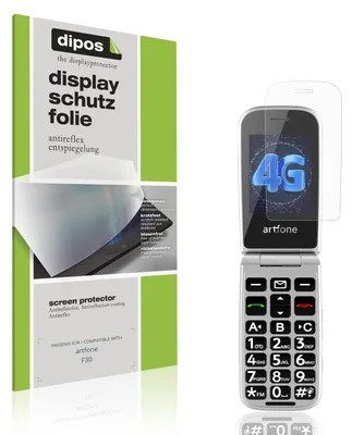 Produktbild von 4x Schutzfolie für artfone F30 matt Displayschutzfolie Folie Display Schutz dipos