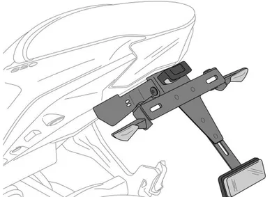 Immagine prodotto di PUIG 22193N Portatarga adatto per HONDA CBR600RR Nero
