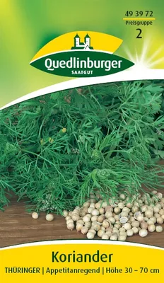 Produktbild von Quedlinburger Saatgut - Koriander Thüringer - Samen - 493972