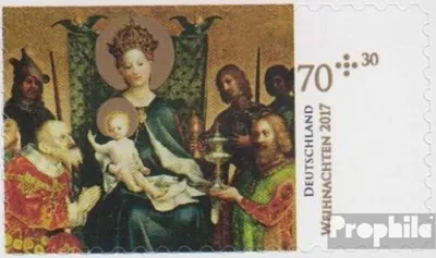 Produktbild von Briefmarken BRD (BR.Deutschland) 2017 Mi 3345 (kompl.Ausg.) selbstklebende Ausgabe postfrisch Weihnachten