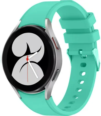 Produktbild von Strap-it Samsung Galaxy Watch 4 Silikonarmband - 40mm (Aqua)