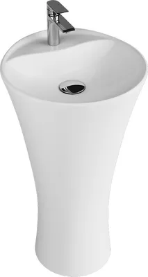 Produktbild von Keramik Waschbecken Stand Waschsäule Waschbecken Säule Freistehend